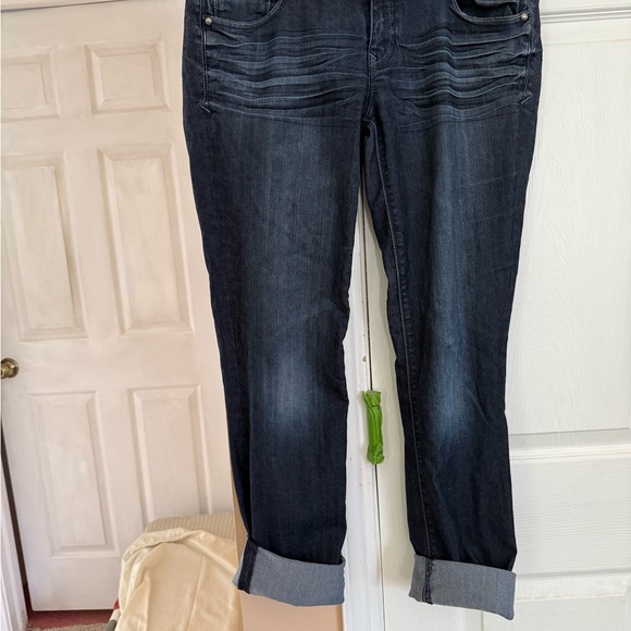 Express Women's Midnight Blue Skinny Jeans - Picture 4 of 7